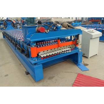 Machine de formage de rouleaux de toit ondulé fabriquée en Chine